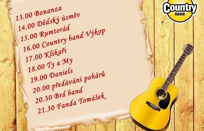 Plakát – 7. Country sešlost –  venkovní areál restaurace Orlov