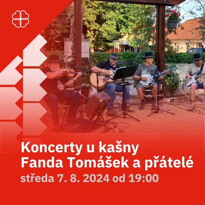 Plakát – Koncerty u kašny - Bystřice